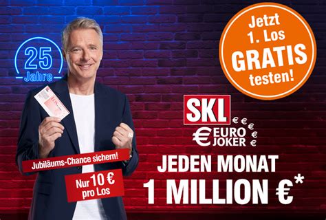 skl euro-joker gewinnzahlen heute